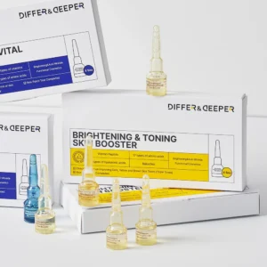 KIT de Reforço De Pele Diferente E Mais Profunda (2ml x 15ea) Exosomes + Serum PDRN + Toning Brigtening